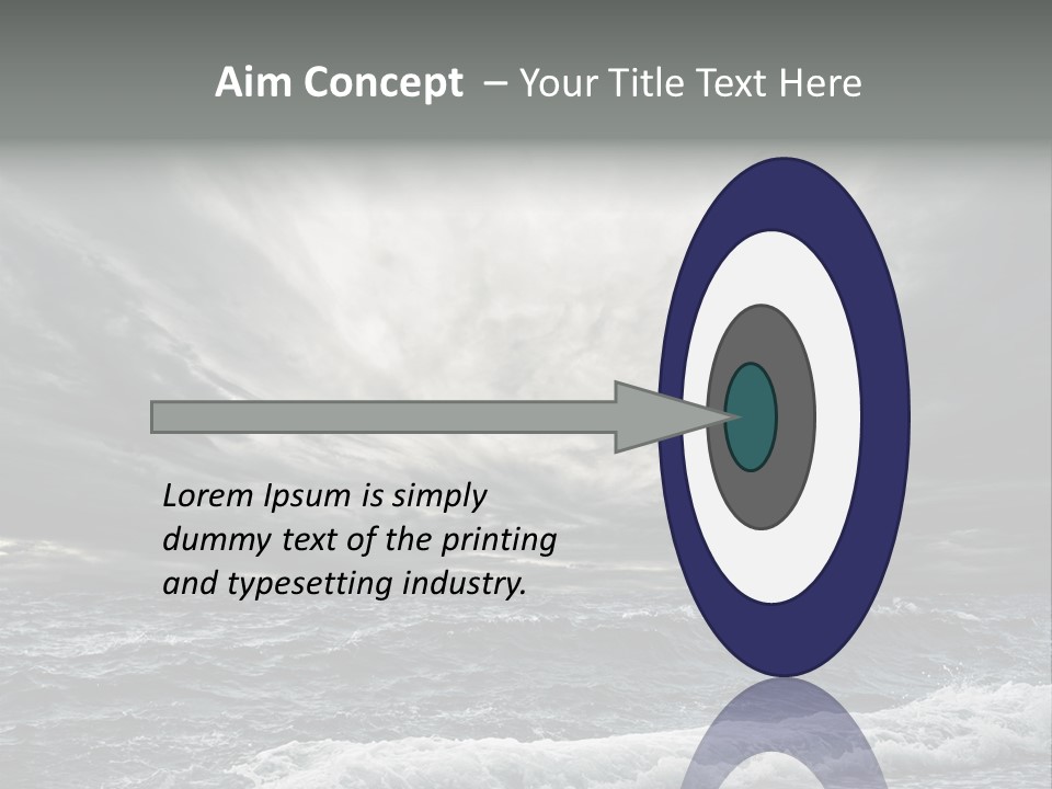 Cloud Mid Air Day PowerPoint Template