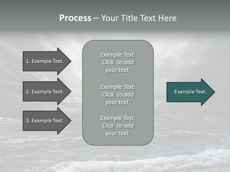 Cloud Mid Air Day PowerPoint Template
