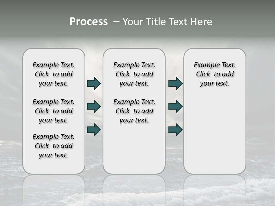 Cloud Mid Air Day PowerPoint Template