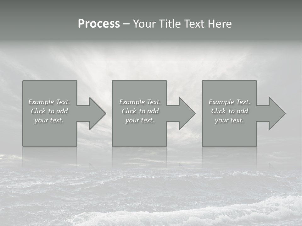Cloud Mid Air Day PowerPoint Template