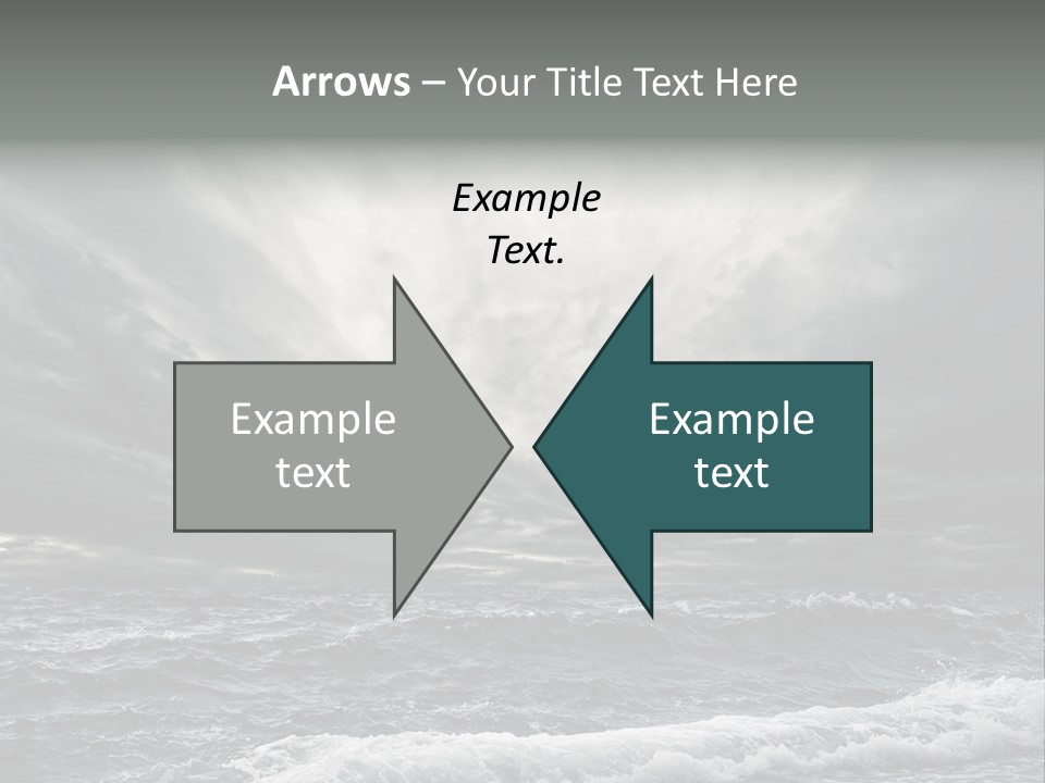 Cloud Mid Air Day PowerPoint Template