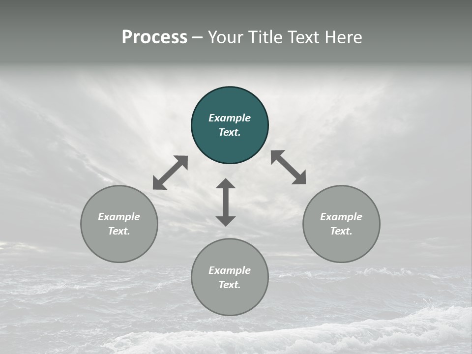 Cloud Mid Air Day PowerPoint Template