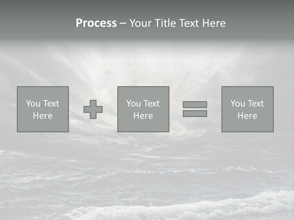 Cloud Mid Air Day PowerPoint Template