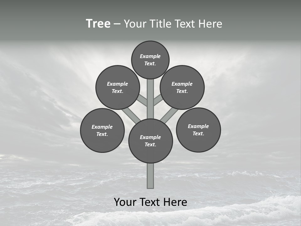 Cloud Mid Air Day PowerPoint Template