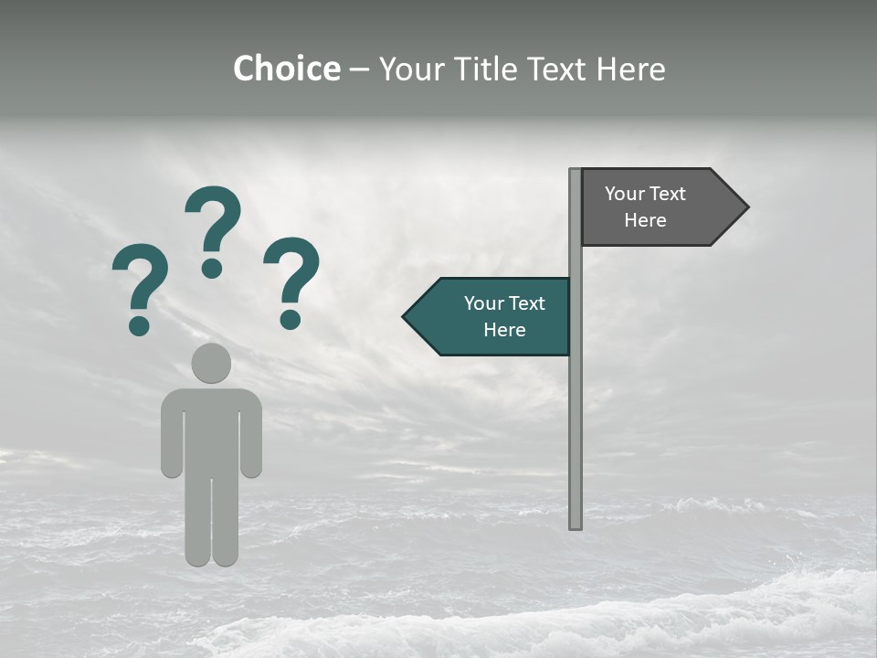 Cloud Mid Air Day PowerPoint Template
