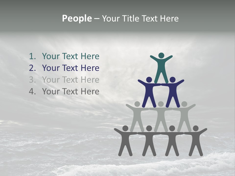 Cloud Mid Air Day PowerPoint Template