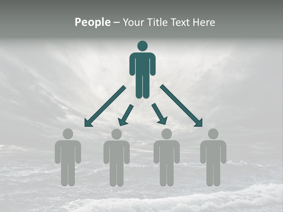Cloud Mid Air Day PowerPoint Template