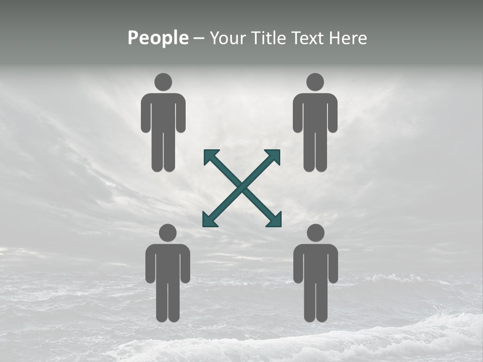 Cloud Mid Air Day PowerPoint Template