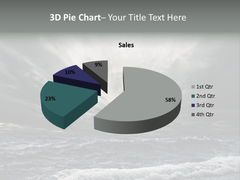 Cloud Mid Air Day PowerPoint Template