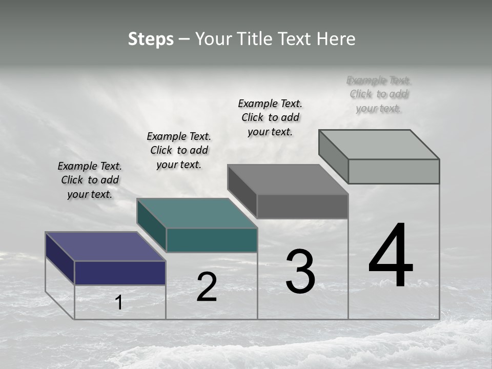 Cloud Mid Air Day PowerPoint Template