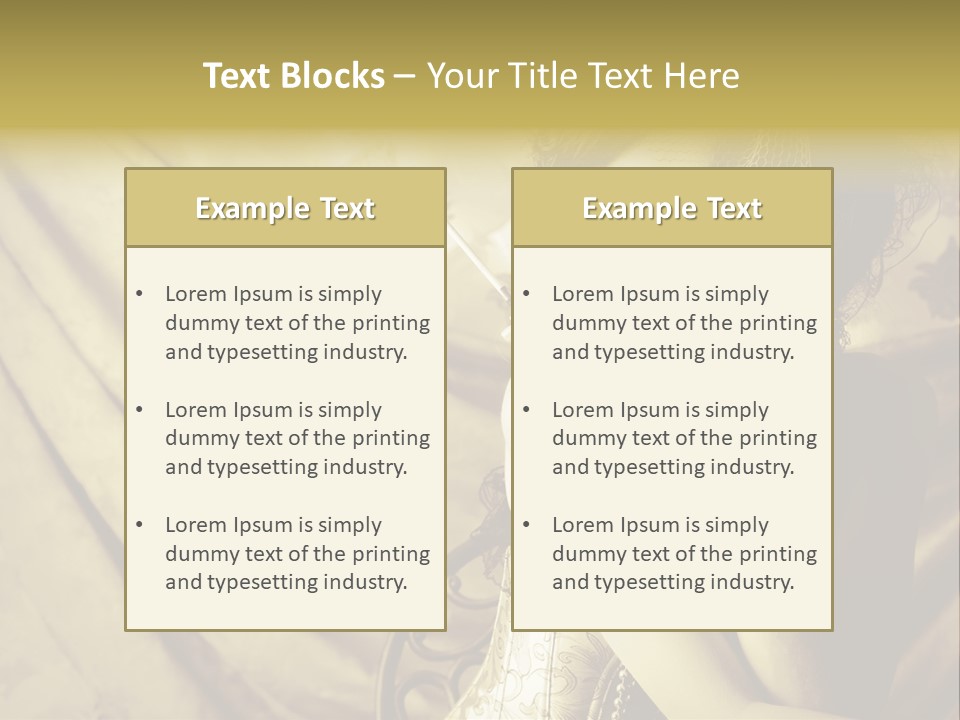 Dreaming Woman Beautiful PowerPoint Template