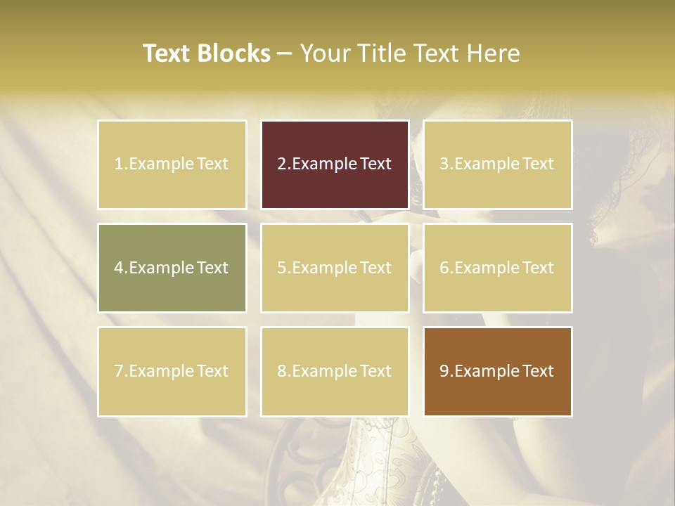 Dreaming Woman Beautiful PowerPoint Template