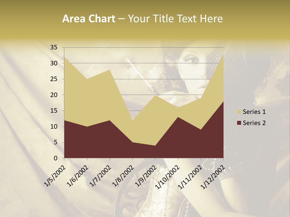 Dreaming Woman Beautiful PowerPoint Template