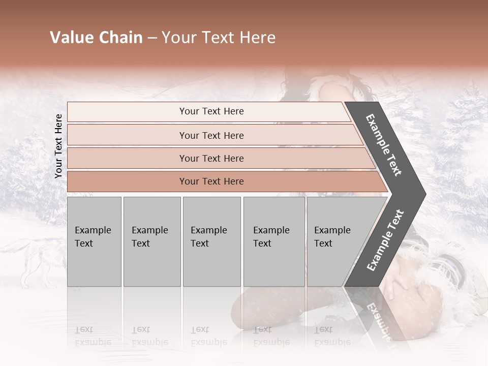 Female Attractive Wild PowerPoint Template