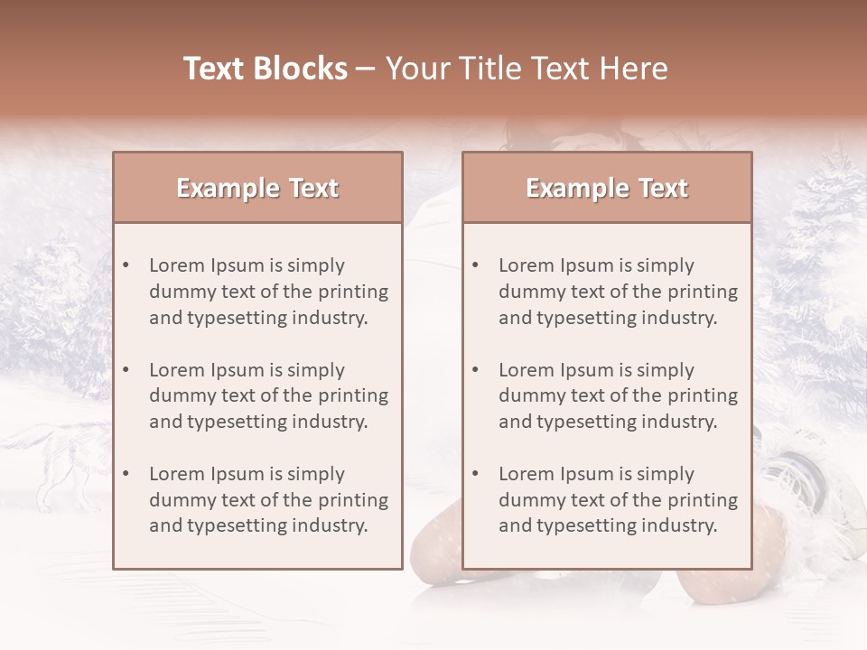 Female Attractive Wild PowerPoint Template