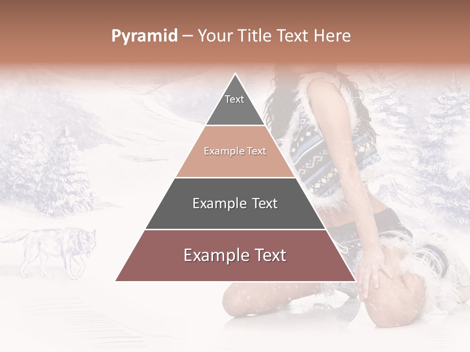 Female Attractive Wild PowerPoint Template