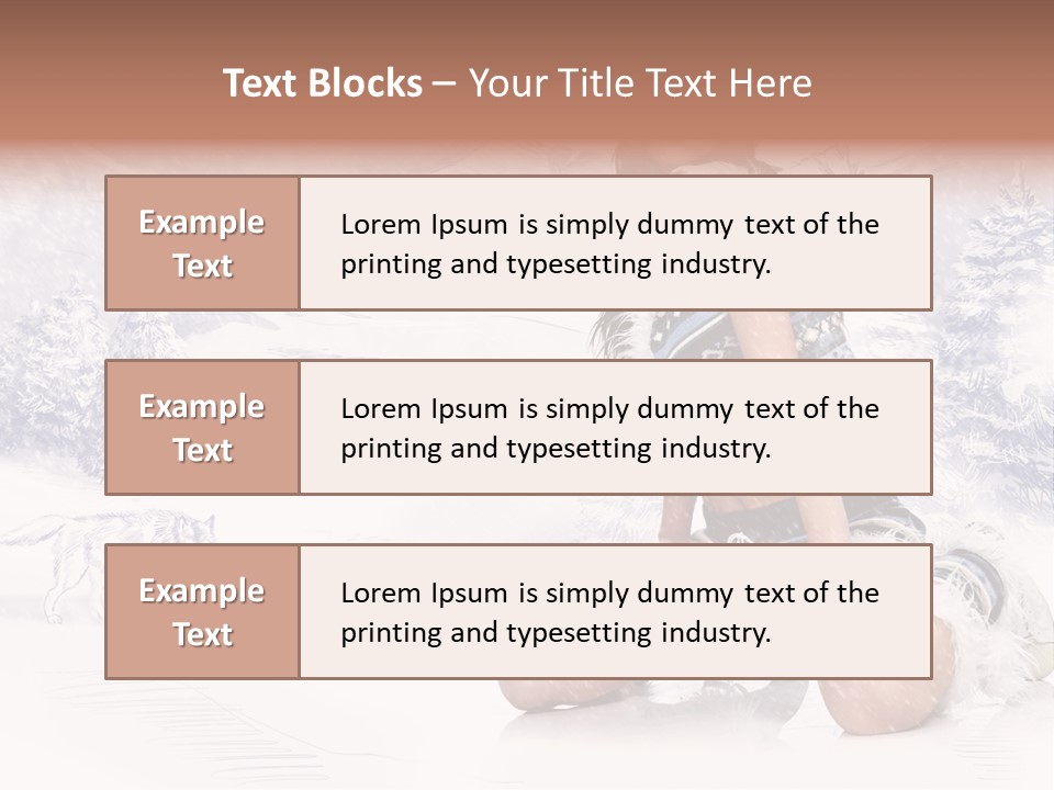 Female Attractive Wild PowerPoint Template
