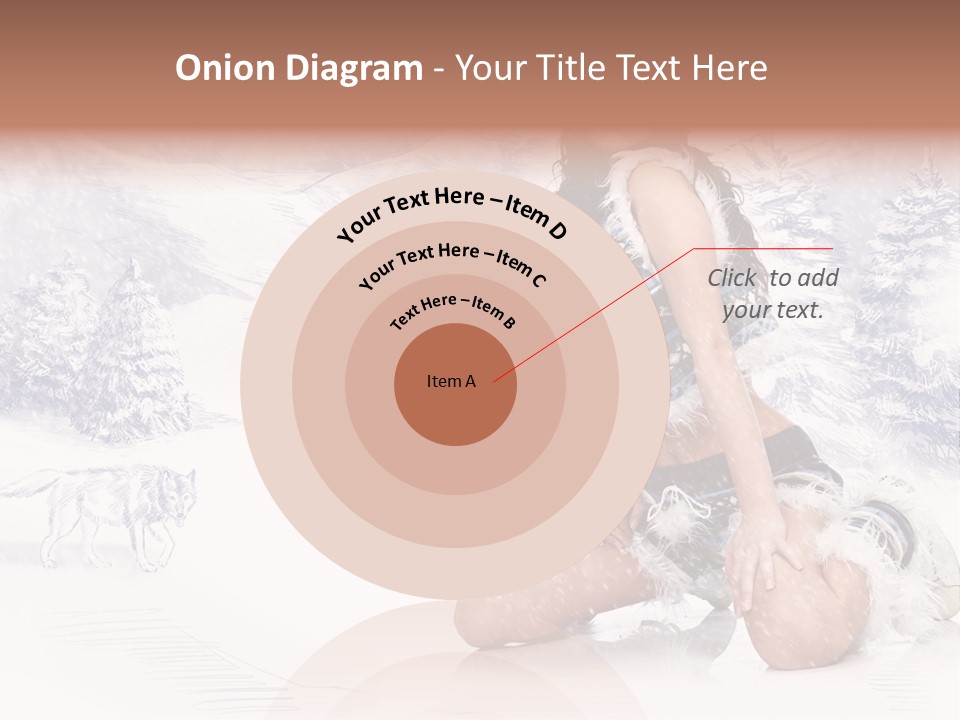 Female Attractive Wild PowerPoint Template