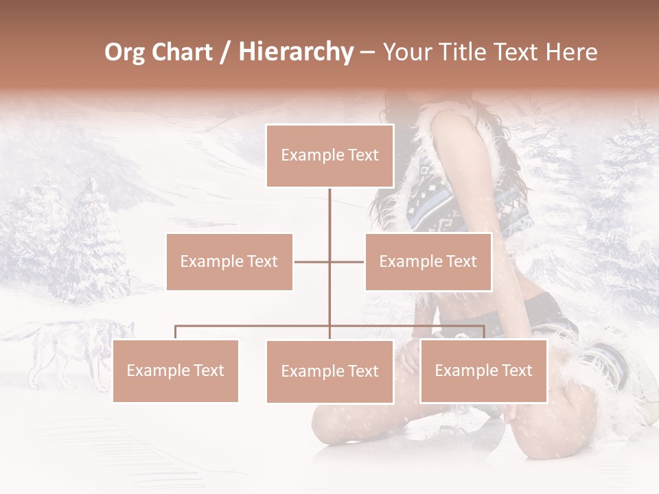 Female Attractive Wild PowerPoint Template