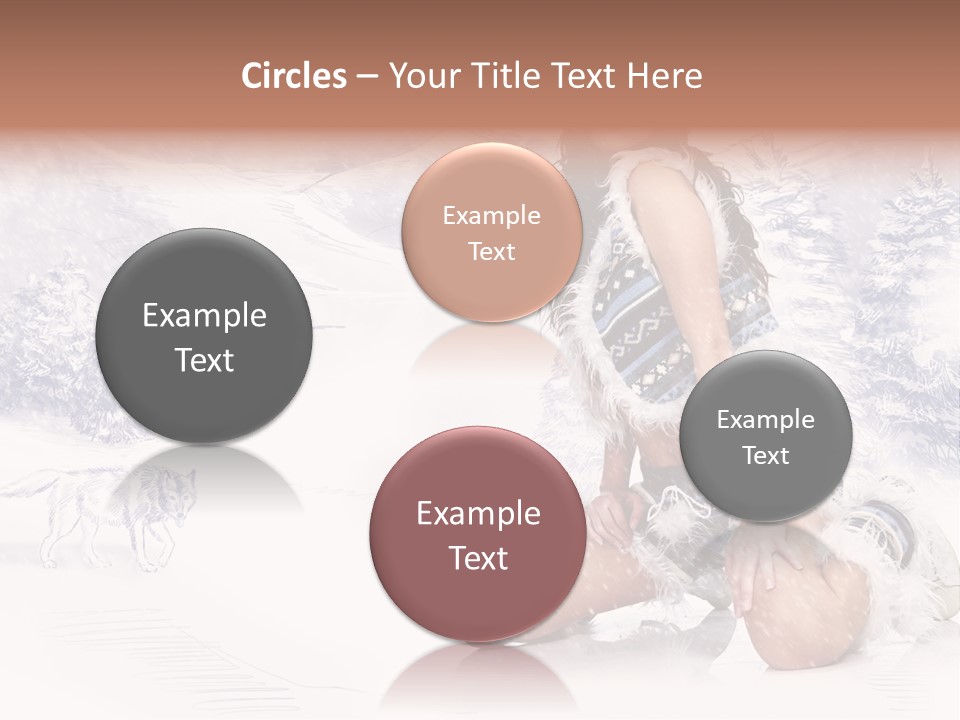 Female Attractive Wild PowerPoint Template