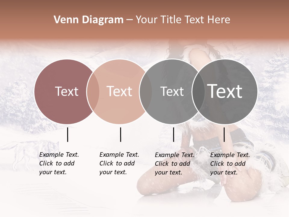 Female Attractive Wild PowerPoint Template