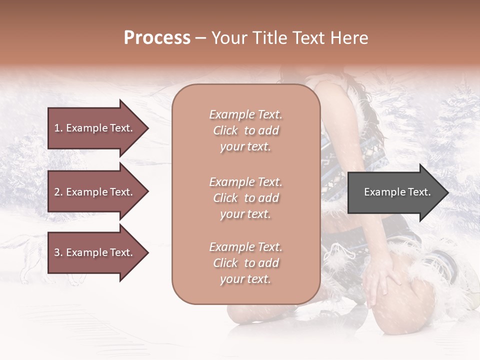 Female Attractive Wild PowerPoint Template