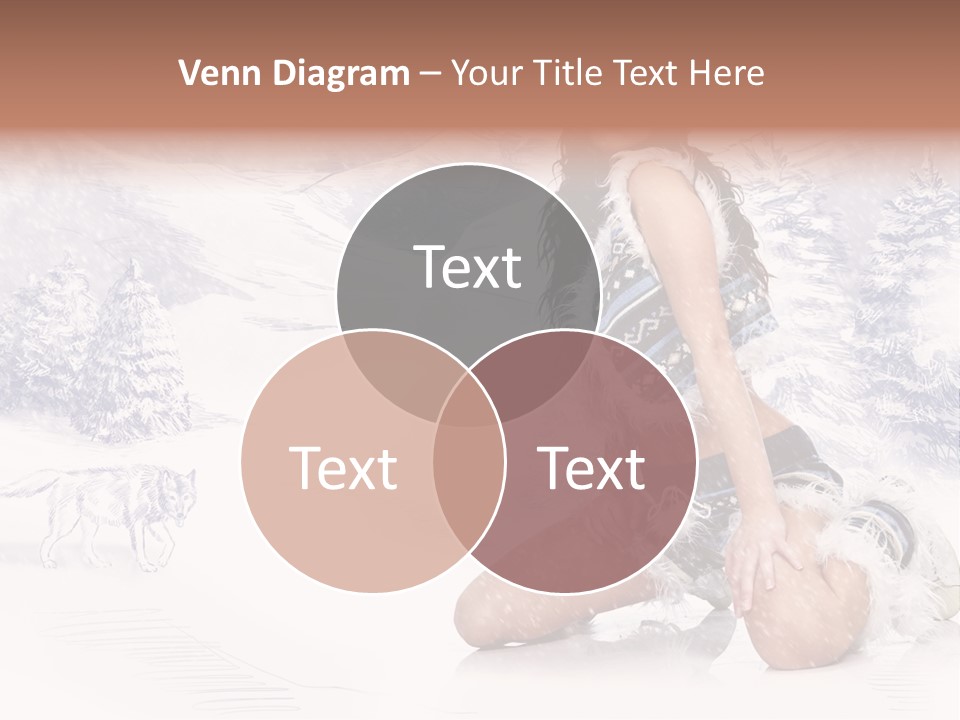 Female Attractive Wild PowerPoint Template