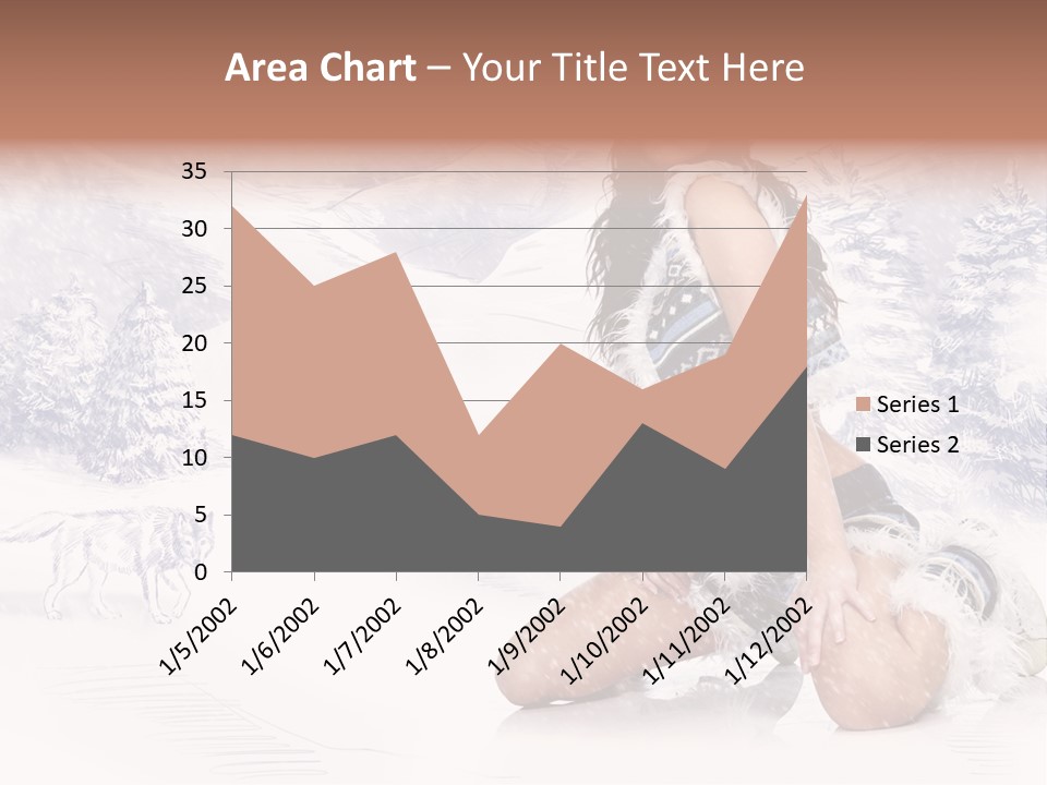 Female Attractive Wild PowerPoint Template