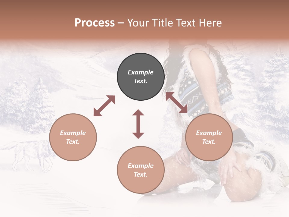 Female Attractive Wild PowerPoint Template