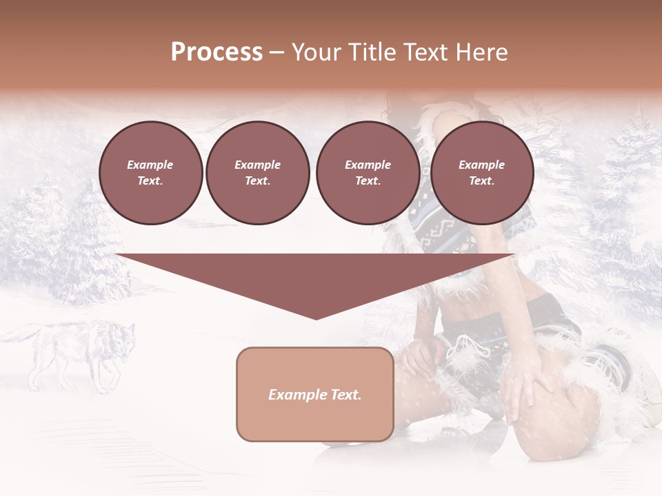 Female Attractive Wild PowerPoint Template