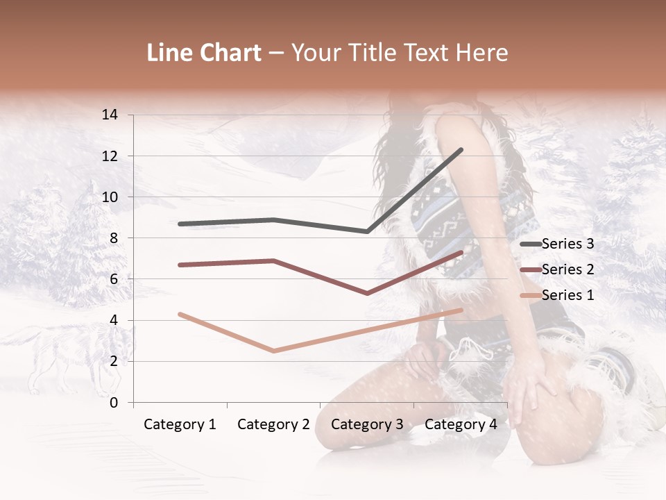 Female Attractive Wild PowerPoint Template