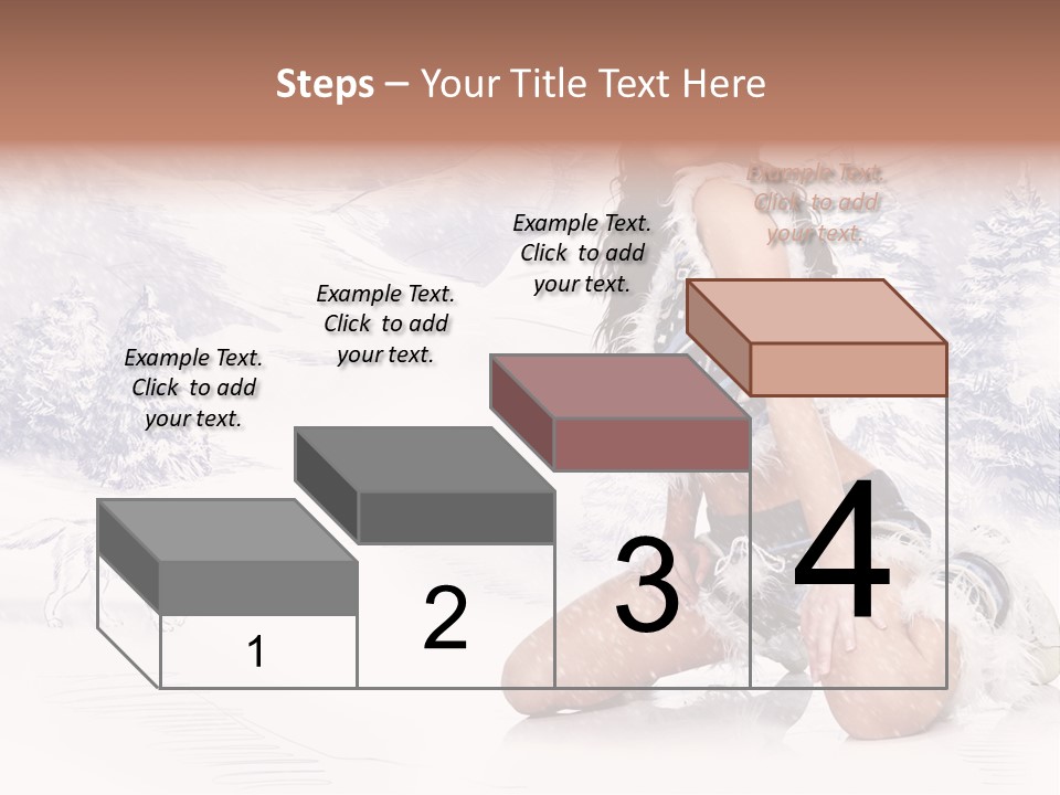Female Attractive Wild PowerPoint Template
