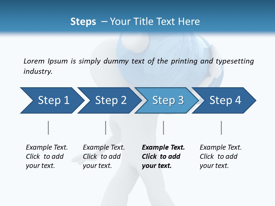 Job Body Hold PowerPoint Template