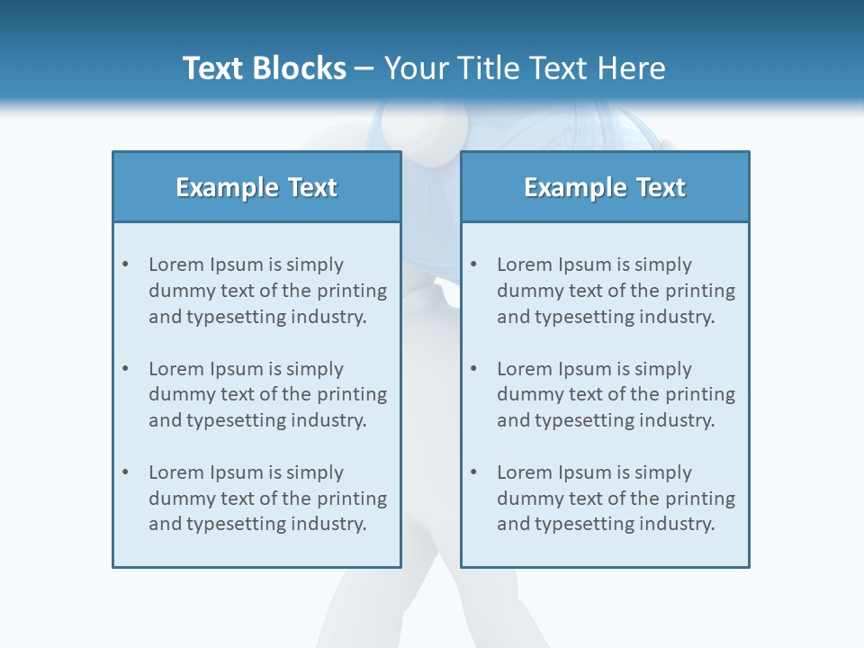 Job Body Hold PowerPoint Template
