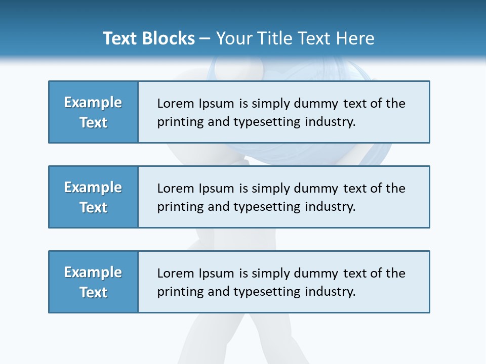 Job Body Hold PowerPoint Template