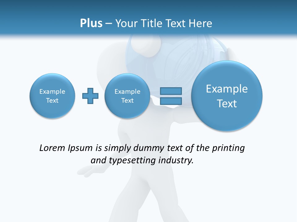 Job Body Hold PowerPoint Template
