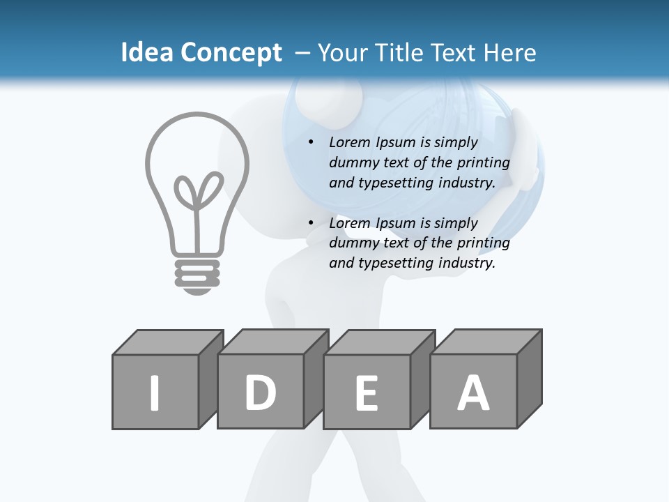 Job Body Hold PowerPoint Template