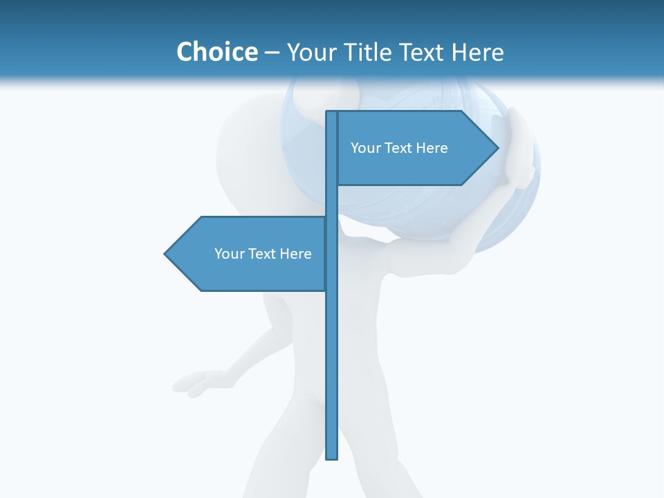 Job Body Hold PowerPoint Template