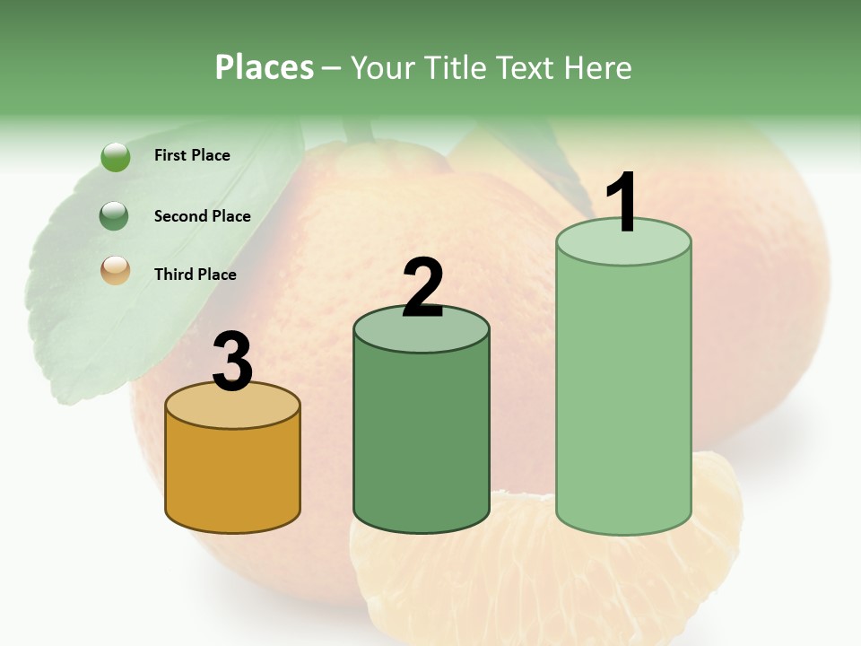 Tangerine Rich Isolated PowerPoint Template