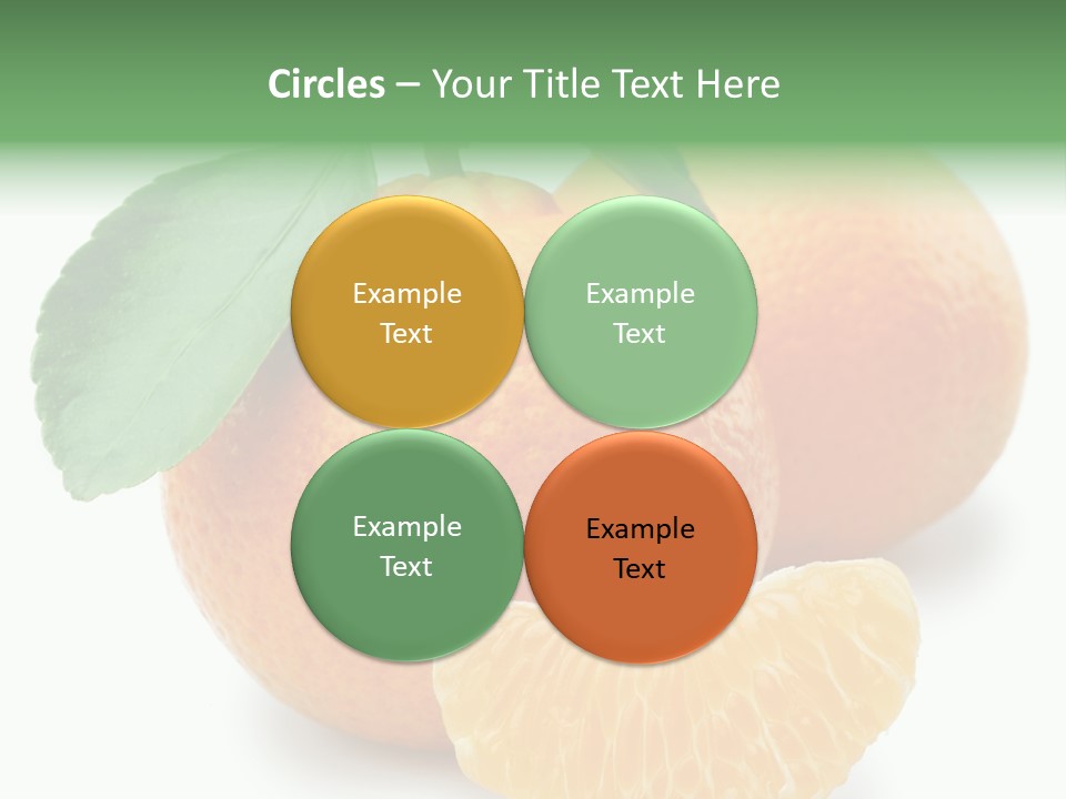 Tangerine Rich Isolated PowerPoint Template