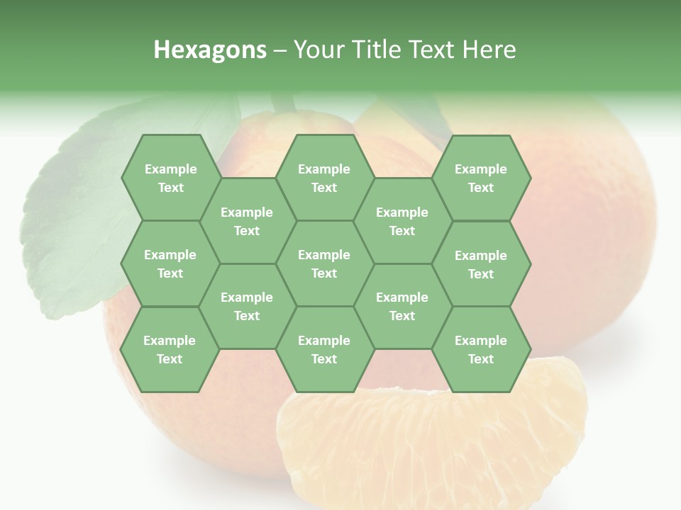 Tangerine Rich Isolated PowerPoint Template