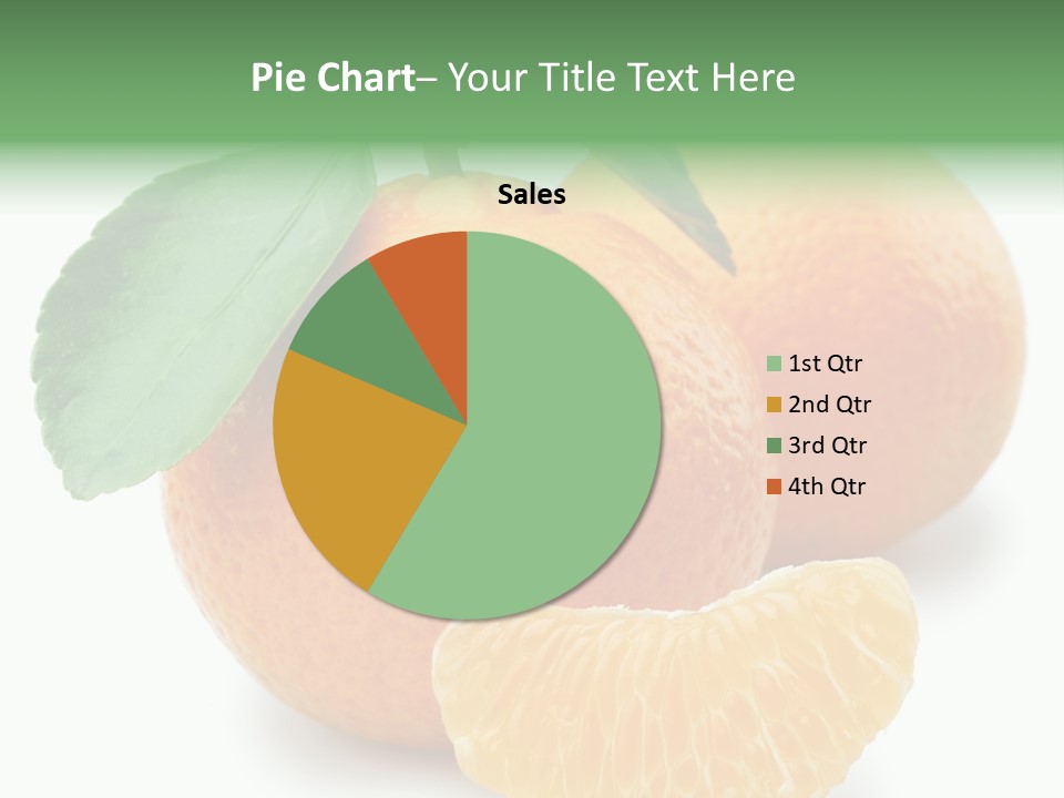 Tangerine Rich Isolated PowerPoint Template