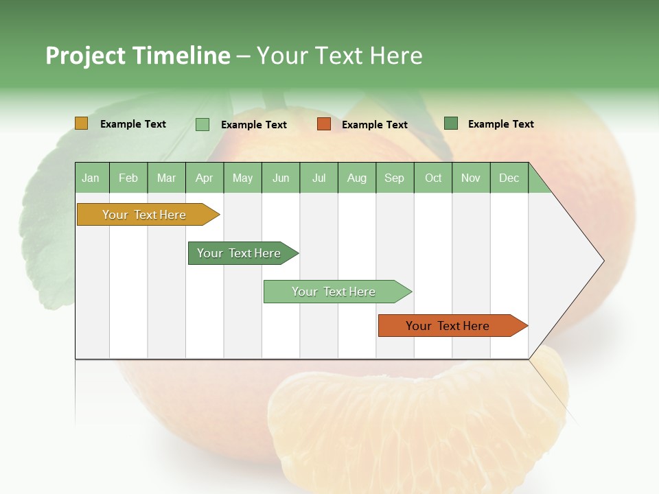 Tangerine Rich Isolated PowerPoint Template