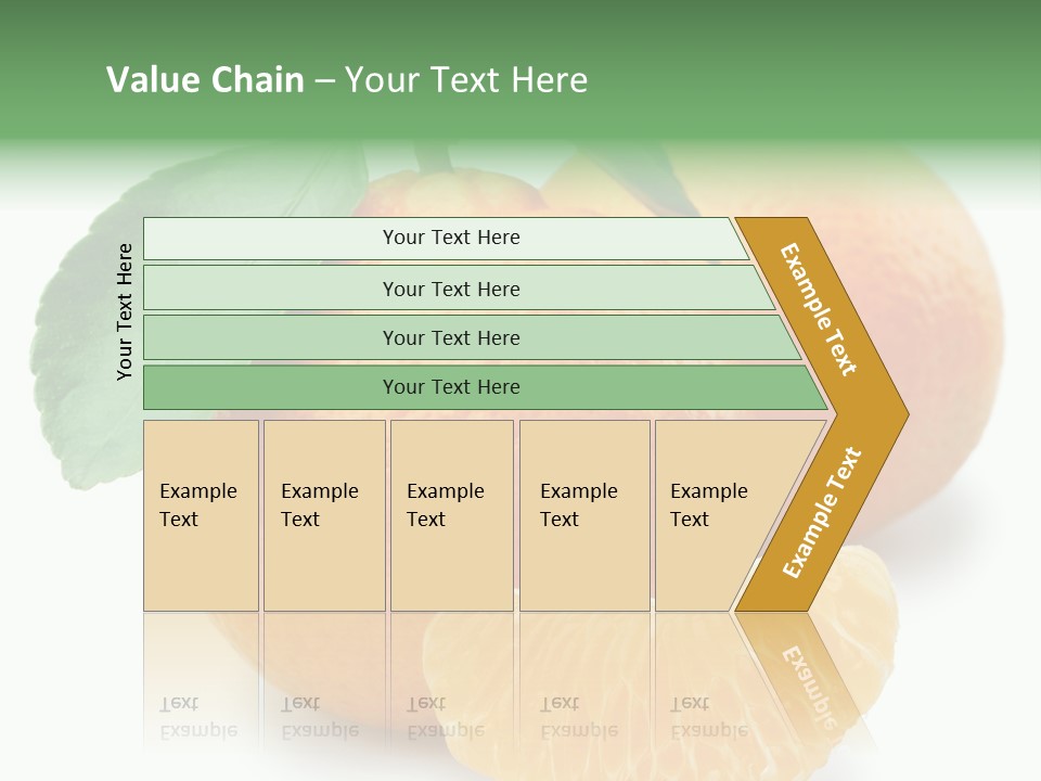 Tangerine Rich Isolated PowerPoint Template