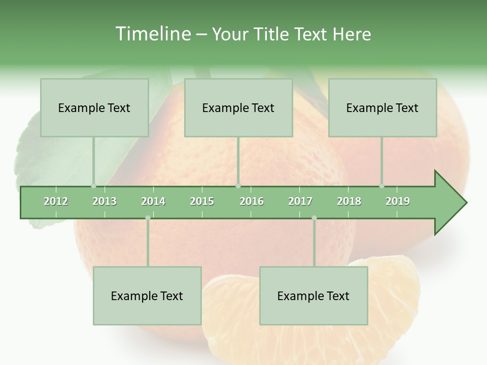 Tangerine Rich Isolated PowerPoint Template