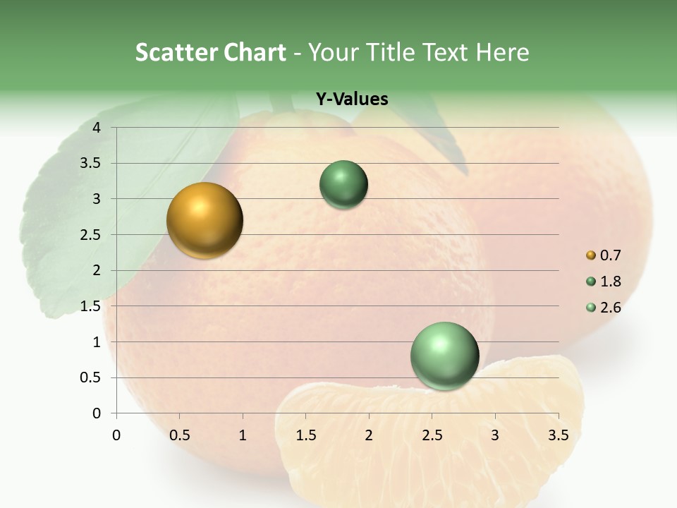 Tangerine Rich Isolated PowerPoint Template