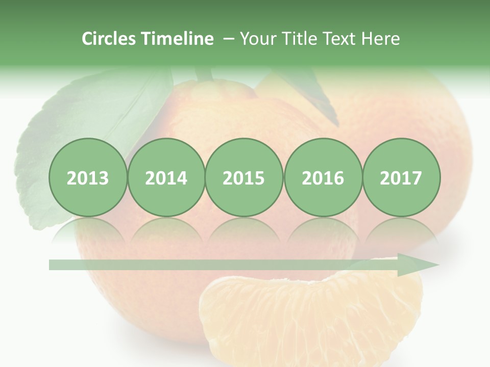 Tangerine Rich Isolated PowerPoint Template