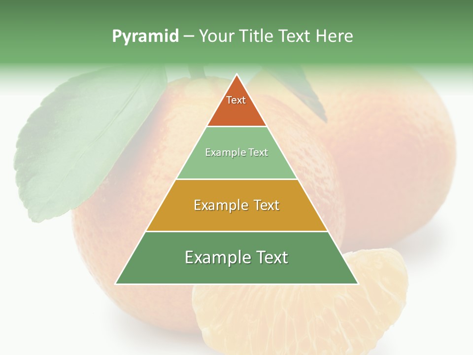 Tangerine Rich Isolated PowerPoint Template