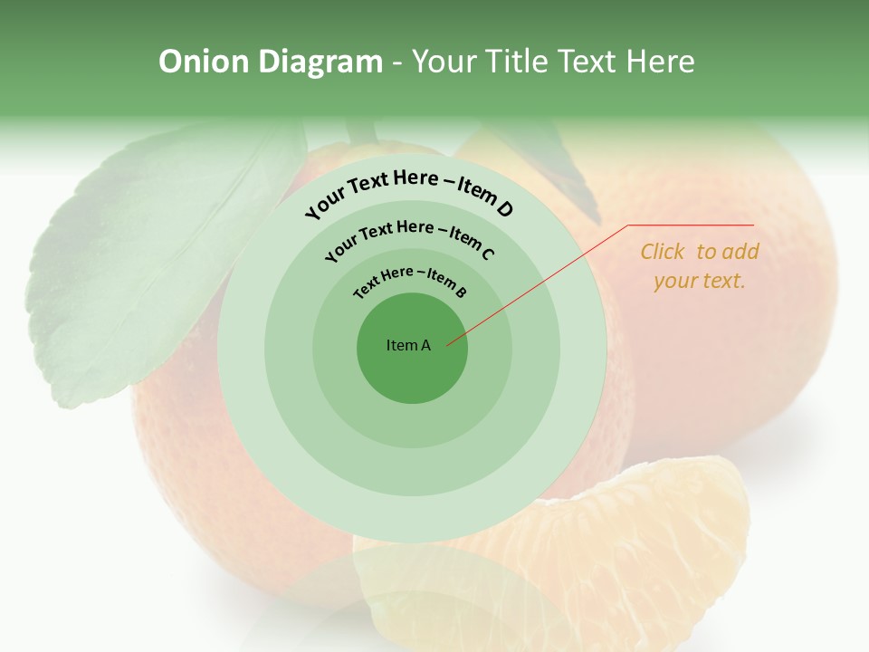 Tangerine Rich Isolated PowerPoint Template