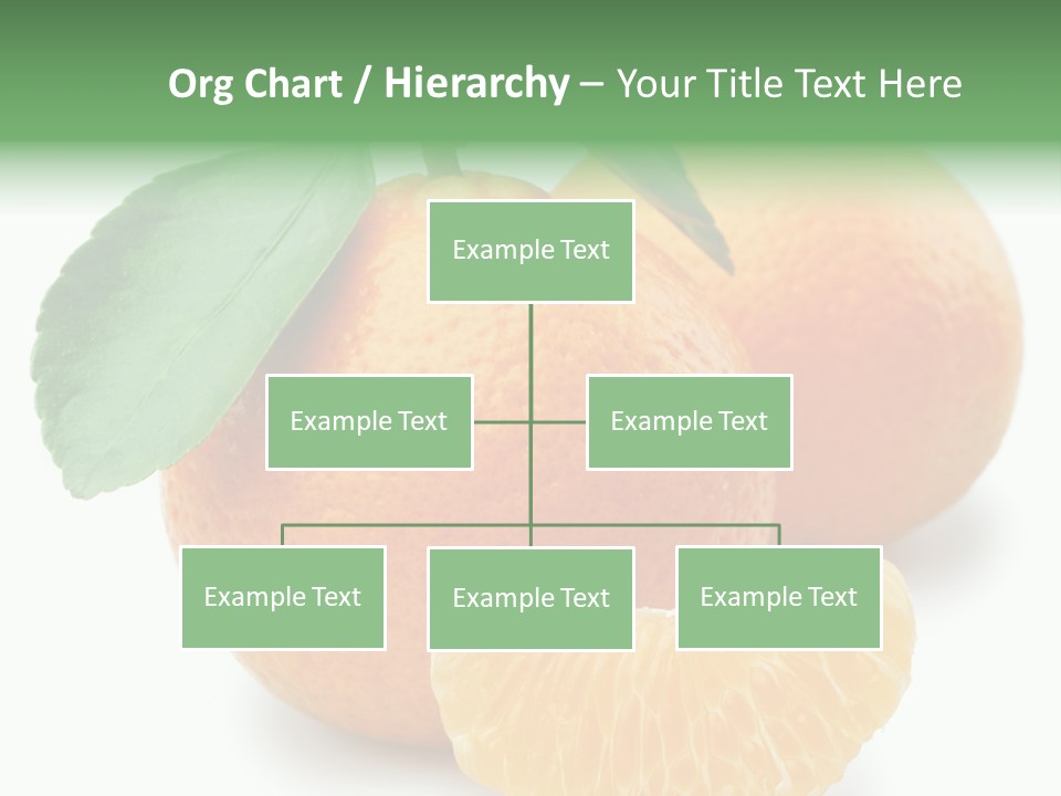 Tangerine Rich Isolated PowerPoint Template